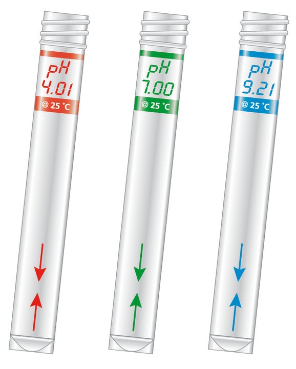 Sension+ 3x10 mL тубички с етикет, за калибровка на преносими инструменти за pH, EU