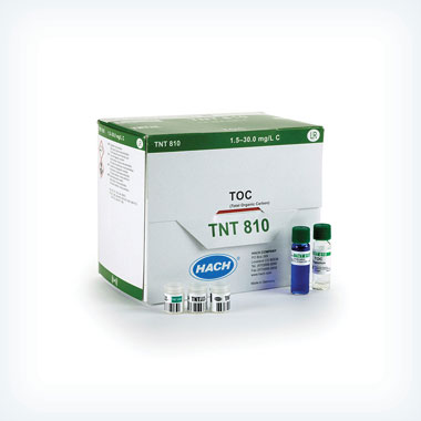 Изследване в епруветка за TOC TNTplus на Hach, нисък диапазон (1,5 - 30,0 mg/L C), 25 изследвания